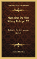 Memoires De Miss Sidney Bidulph V2
