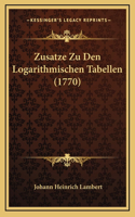 Zusatze Zu Den Logarithmischen Tabellen (1770)