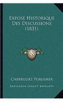 Expose Historique Des Discussions (1831)