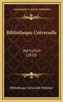 Bibliotheque Universelle