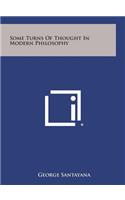 Some Turns of Thought in Modern Philosophy