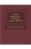 Rustic Carpentry: (English)