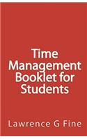 Time Management Booklet for Students