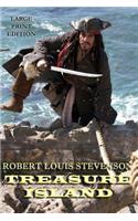 Treasure Island - Large Print Edition: (English)