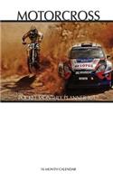 Motocross Pocket Monthly Planner 2017: 16 Month Calendar(English)