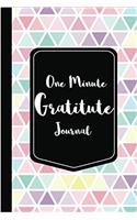 One Minute Gratitude Journal: Volume 1