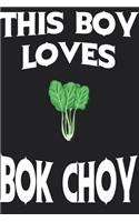 This Boy Loves BOK CHOY Notebook