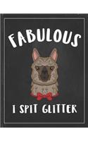 Fabulous I Spit Glitter: Cute Alpaca Gifts Llama Llama Books for Kids Lightly Lined Pages Daily Journal Diary Notepad