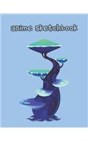 Anime Sketchbook: 100 Blank Pages, 8.5 x 11, Sketch Pad for Drawing Anime Manga Comics