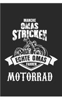Manche Omas Stricken Echte fahren Motorrad