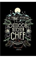 The taste of adventure Outdoor Kitchen Chef: Dutch Oven Outdoor Kitchen Chef Journal/Notebook Blank Lined Ruled 6x9 100 Pages