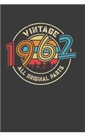 Vintage 1962 All Original Parts