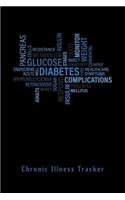 Chronic illness Tracker: List workbook. Health wellness journal with space for medical history, contacts, vaccination log and illness log.