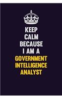 Keep Calm Because I Am A Government Intelligence Analyst