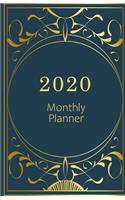 2020 Monthly Planner: Portable. Month on 2 pages followed by six Notes pages. Monthly layout Includes To-do section. 8.5"x 5.5". Fits in purse. (Half Letter size). (Vinta