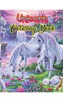 Unicorn Coloring Book: An Adult Coloring Book with Magical Animals, Cute Princesses, and Fantasy Scenes for Relaxation