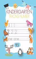 Kindergarten tracing Number