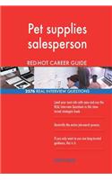 Pet supplies salesperson RED-HOT Career Guide; 2576 REAL Interview Questions