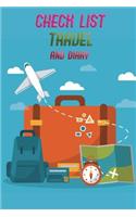 Check List Travel and Diary