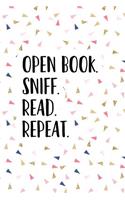Open Book Sniff Read Repeat