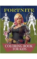 Fortnite Coloring Books for Kids: Unofficial Fortnite Coloring Book with Characters, Weapons and Different Skins