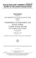 Nuclear Regulatory Commission oversight