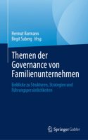 Themen Der Governance Von Familienunternehmen