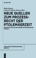 Neue Quellen Zum Prozeßrecht Der Ptolemäerzeit