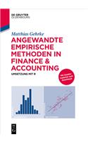 Angewandte Empirische Methoden in Finance & Accounting