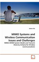 MIMO Systems and Wireless Communication Issues and Challenges