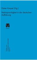 Mehrsprachigkeit in der deutschen Aufklärung: (5 Studien Zum Achtzehnten Jahrhundert)