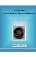 Autospezifit T Immunologischer Und Haptenreaktionen