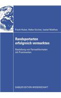 Randsportarten Erfolgreich Vermarkten