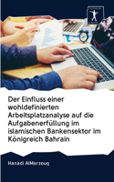 Der Einfluss einer wohldefinierten Arbeitsplatzanalyse auf die Aufgabenerfüllung im islamischen Bankensektor im Königreich Bahrain