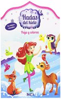Hadas del hielo - Pega y colorea
