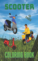 Scooter Coloring Book