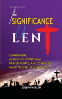 Significance of Lent