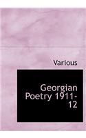 Georgian Poetry 1911-12