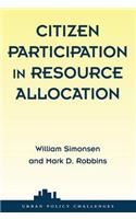 Citizen Participation In Resource Allocation