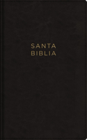 NBLA, Santa Biblia, Ultrafina, Letra grande, Leathersoft, Negro, Palabras de Jesús en rojo, con cierre