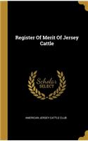 Register Of Merit Of Jersey Cattle