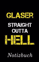 Glaser Straight Outta Hell Notizbuch