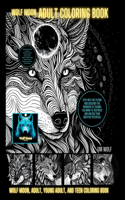 Wolf Moon Adult Coloring Book