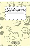 Kindersprüche Notizbuch