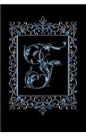 F: Initial Monogram Notebook
