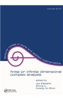 Finite or Infinite Dimensional Complex Analysis: Proceedings of the Seventh International Colloquium