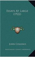 Essays at Large (1922)