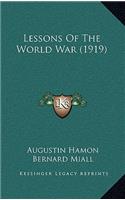 Lessons of the World War (1919)