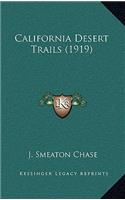 California Desert Trails (1919)