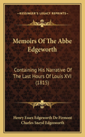 Memoirs Of The Abbe Edgeworth
